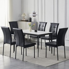 2/4/6X Dining Chairs Set High