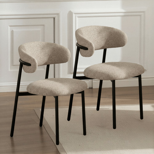 Chenille beige set dining - set, 2