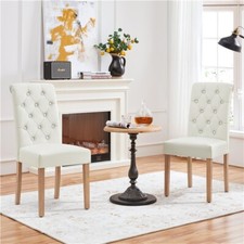Dining Chairs 2pcs Fabric