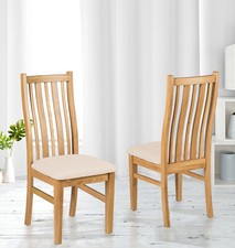 Solid Oak Dining Chairs