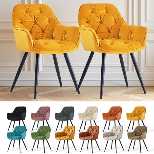 Velvet dining chairs - velvet,