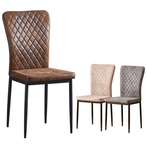 Faux suede dining - suede,